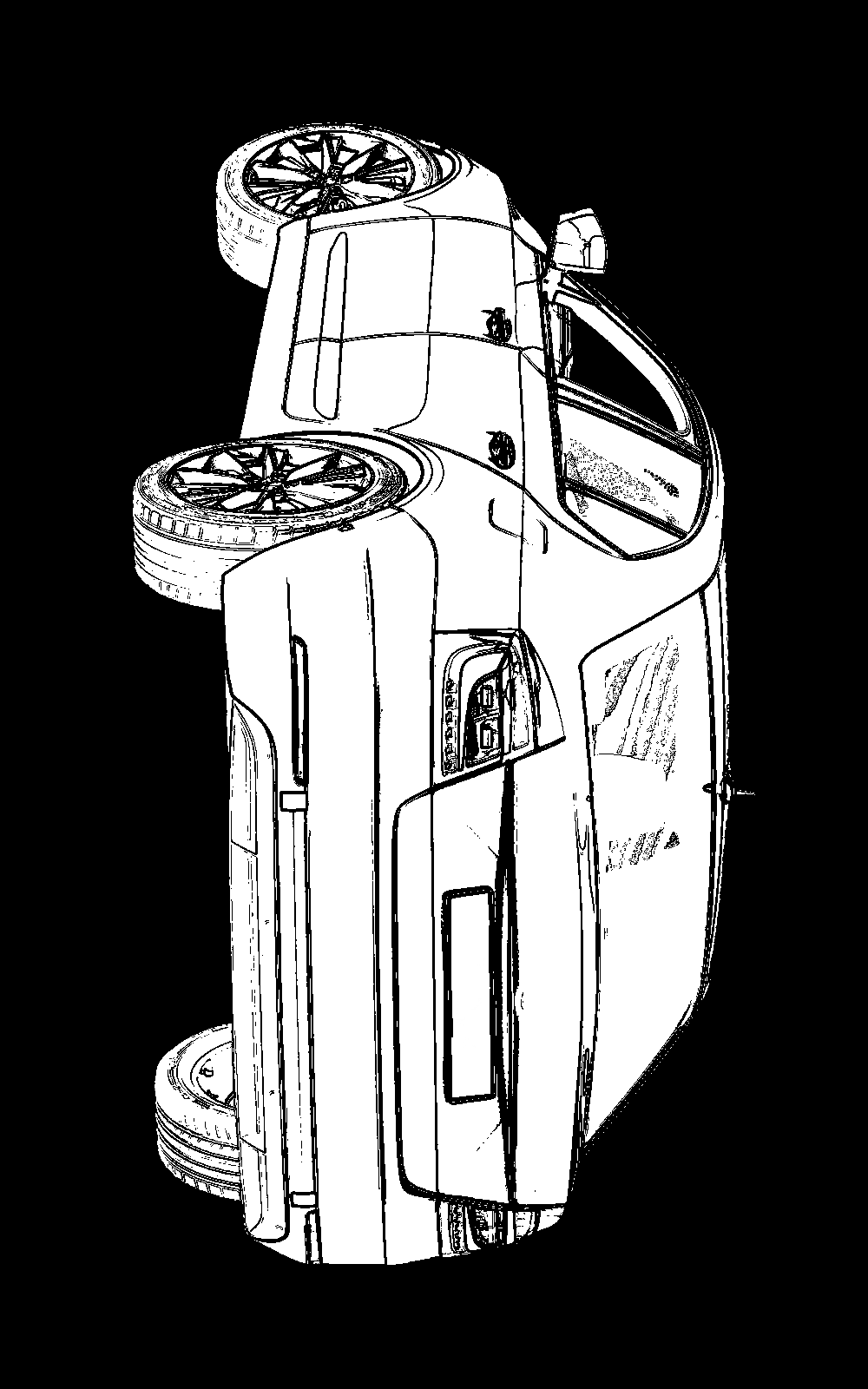 Vehicle Mask - Front-left View