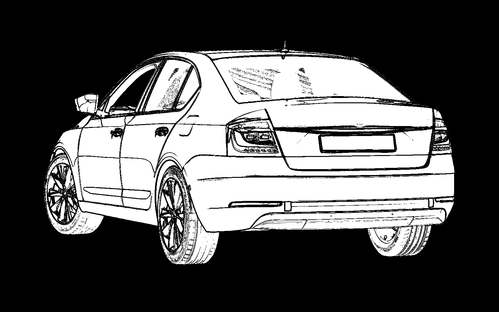 Vehicle Mask - Front-left View