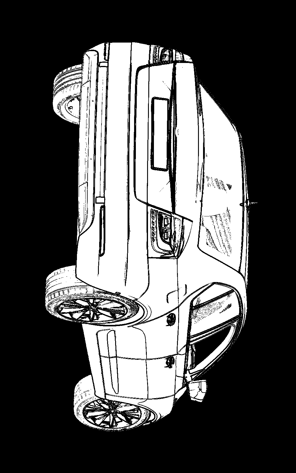 Vehicle Mask - Front-left View