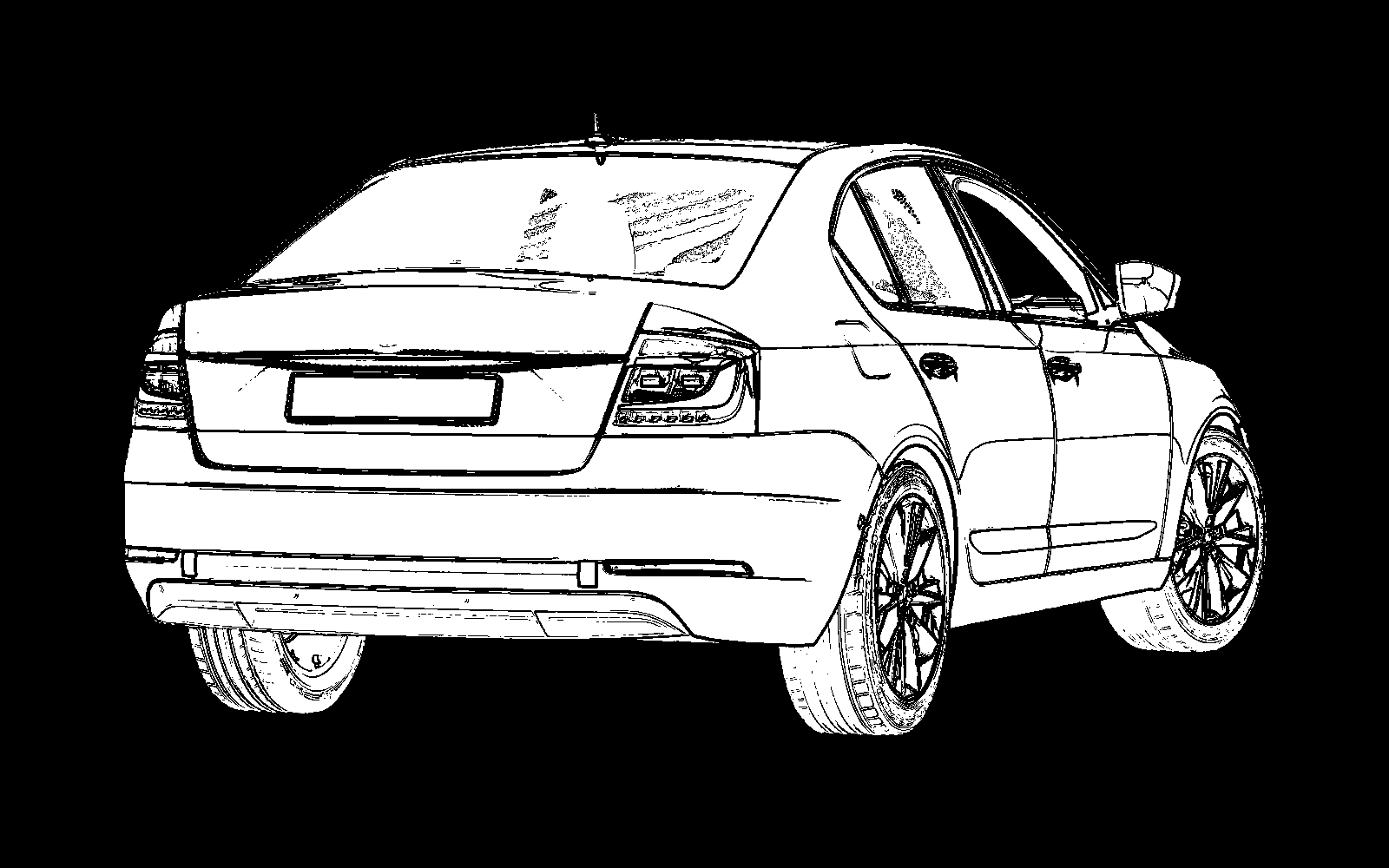 Vehicle Mask - Front-left View