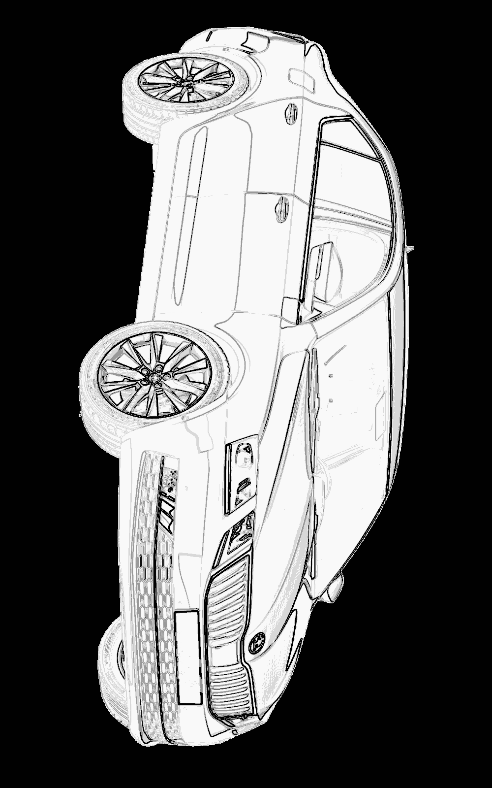 Vehicle Mask - Front-left View